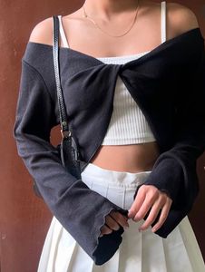 Twist Front Long Sleeve Top