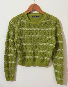 Green Knit Sweater