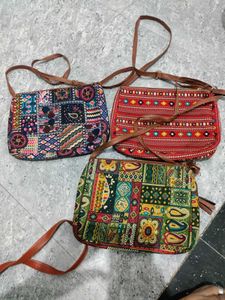 3 combo Colorful Crossbody Bags