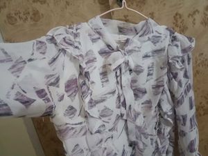 Printed White Top