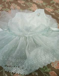 Mint Cyan Tulle Dress