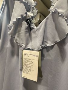 Light Blue Ruffle Dress