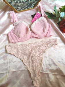 Pink Lingerie Set - New with Tag