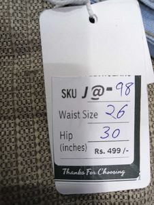 J@98 Size-26 (Sale) Latest Ladies high waist Jeans
