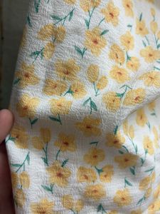 Cute Floral Dress With Yellow Flowers