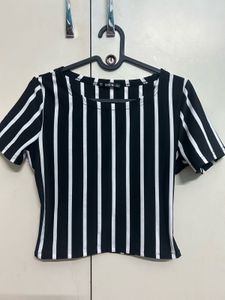 Striped Crop Top