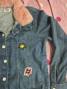 Denim Jacket with Patches
