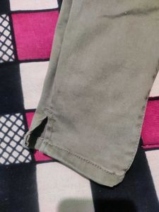 Olive Green Jeans