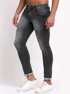 Stylish Grey Denim Jeans