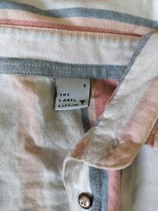 Women Pink And White Combo Shirts