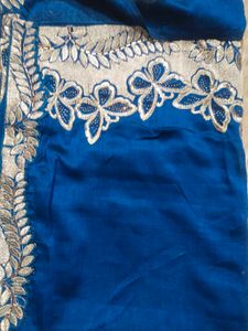 Elegant Blue Saree