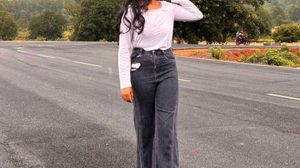 Ripped Wide Leg Jeans