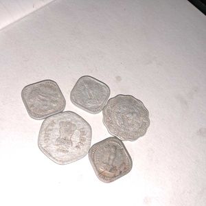 OLd Indian paise coins