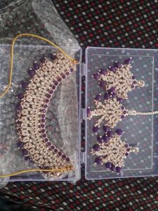 Purple Bridal Jewelry Set