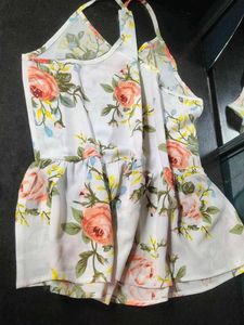 Floral White Top