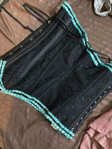 Black and Blue Corset
