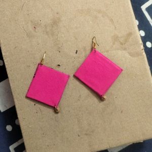 Handmade Fabric Earring