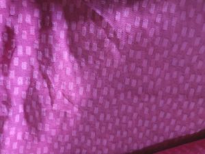 Light Pink Saree With Golden Net