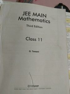 Jee Mains Cengage Mathematics Class 11