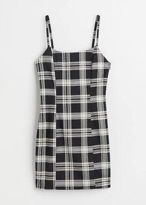 Plaid Bodycon Mini Dress