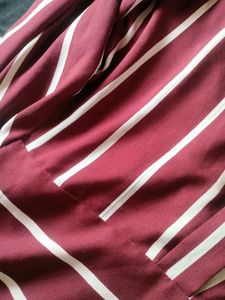 Striped Burgundy Top