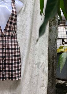 1178. Plaid Mini Dress