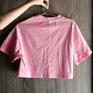 Y2K Print oversized top