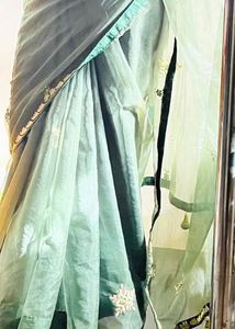 Elegant Green Saree