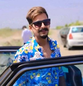 Blue Floral Print Shirt