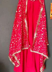 Beautiful Anarkali Magenta Suite 🩷💗