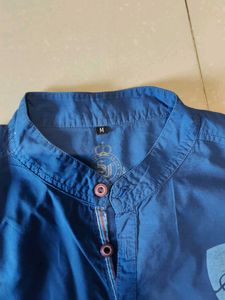 Blue Long Sleeve Casual Shirt