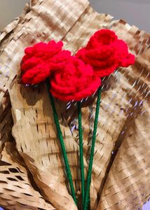 3 Crochet Flower