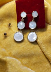 Elegant Mother of Pearl Drop Earrings