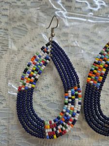 African Beaded Earrings