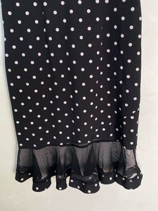 Polka Dot Mesh Dress
