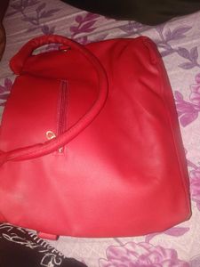 Red Convertible Backpack