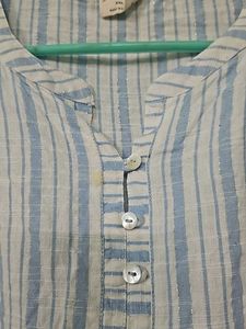Blue Stiped Top