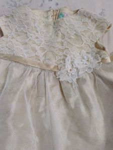 Baby Girl Golden Frock