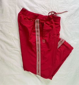 Red K-Swiss Track Pants