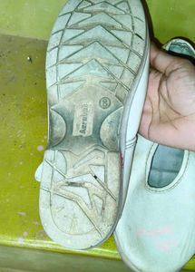 Vintage White Mary Jane Shoes