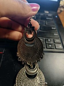 Silver Jhumka