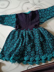 Please Help Me Kids Woolen Frock With Pant
