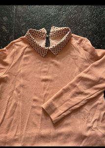 Peach Long Sleeve Top