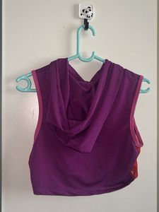 Sleeveless Crop Top Hoodie