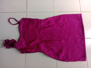 Pink Colour Short Dress