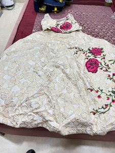 Floral Embroidered Lehenga Blouse