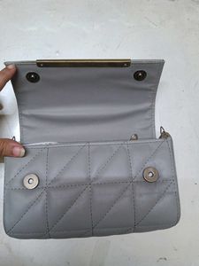 Chic Grey Clutch