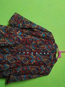 A Kurta With Beautiful Prints