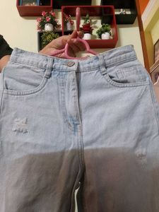 Blue Straight Fit Jeans✨