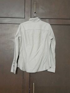 Striped Oversized Button-Down Shirt